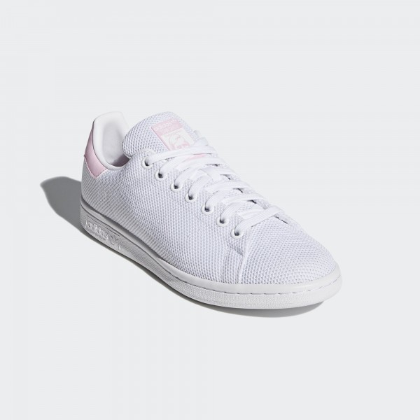 adidas Originals STAN SMITH Damen Weiß/Weiß/Rosa cq2823
