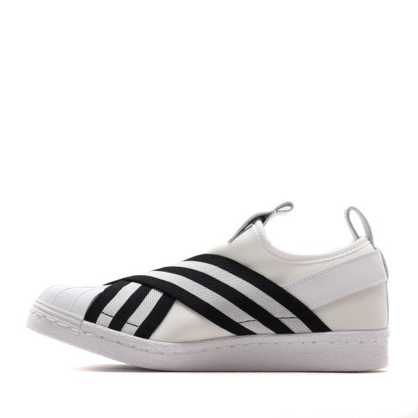 adidas Originals SUPERSTAR SLIPON Damen Weiß/Weiß/Schwarz ac8581