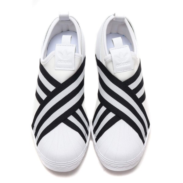 adidas Originals SUPERSTAR SLIPON Damen Weiß/Weiß/Schwarz ac8581