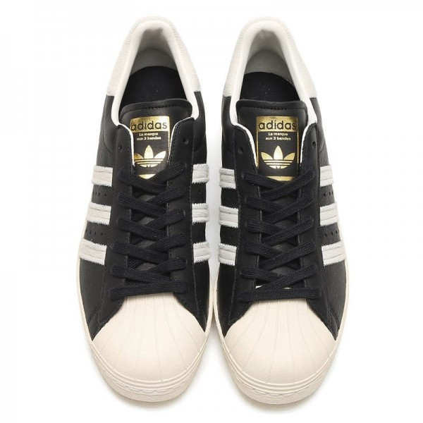 adidas Originals SUPERSTAR 80s Schwarz/Weiß/Gold bb2232