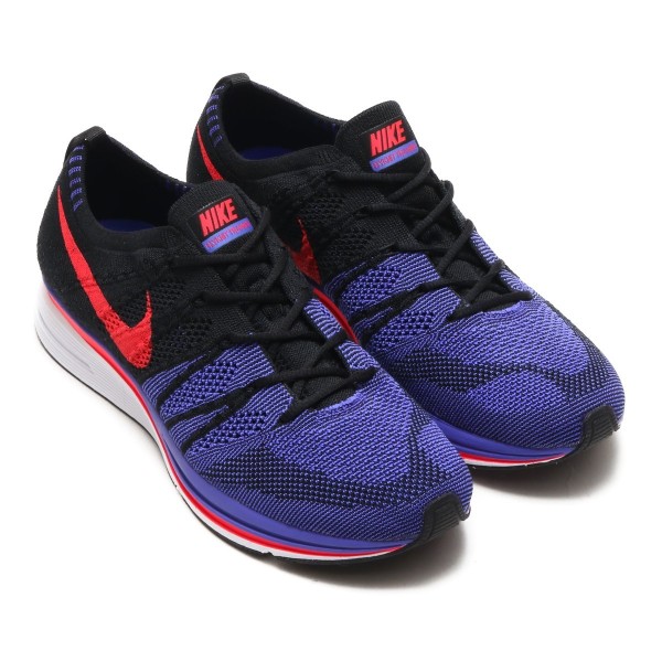 Nike Flyknit Trainer Schwarz/Rot-Blau ah8396-003