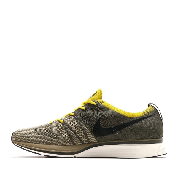 Nike Flyknit Trainer Olive/Schwarz-Beige-Gelb ah8396-300