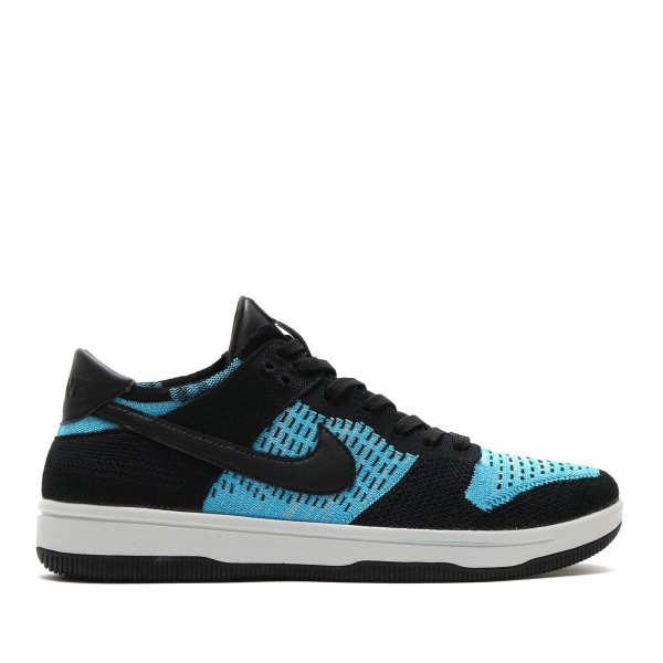 Nike Dunk Flyknit Schwarz/Blau-Weiß 917746-001