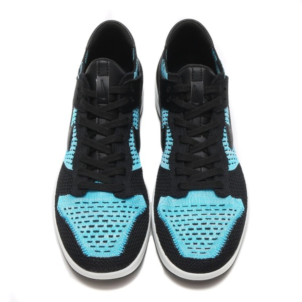 Nike Dunk Flyknit Schwarz/Blau-Weiß 917746-001