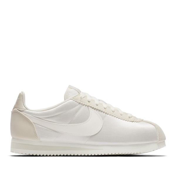 Nike Damen Klassisch Cortez Nylon Weiß/Weiß-Grau...