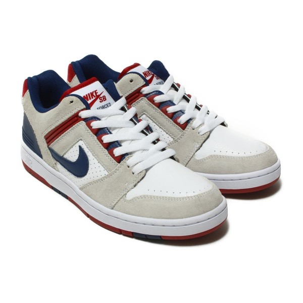 Nike Sb Air Force ii Weiß/Blau-Rot-Weiß ao0300-100
