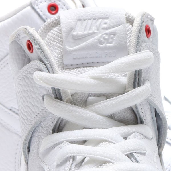 Nike Sb Zoom Dunk High Pro Qs Weiß/Weiß-Rot ah9613-116