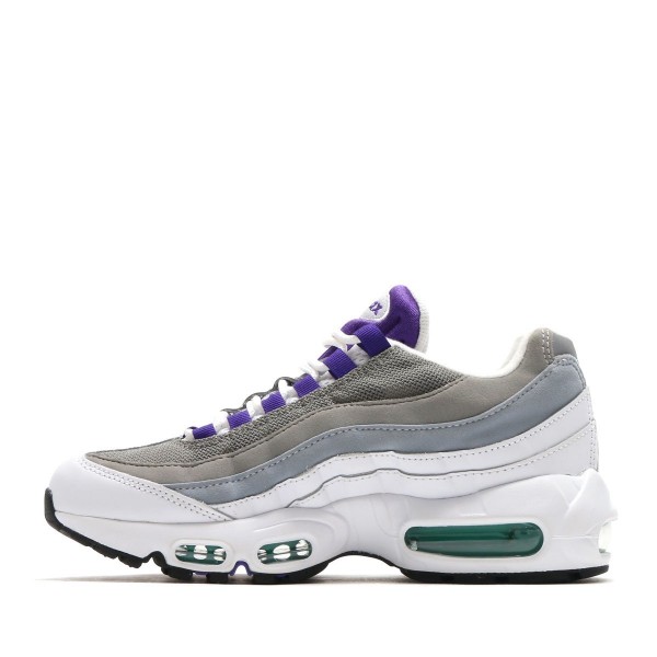 Nike Damen Air Max 95 Weiß/Lila-Grün 307960-109