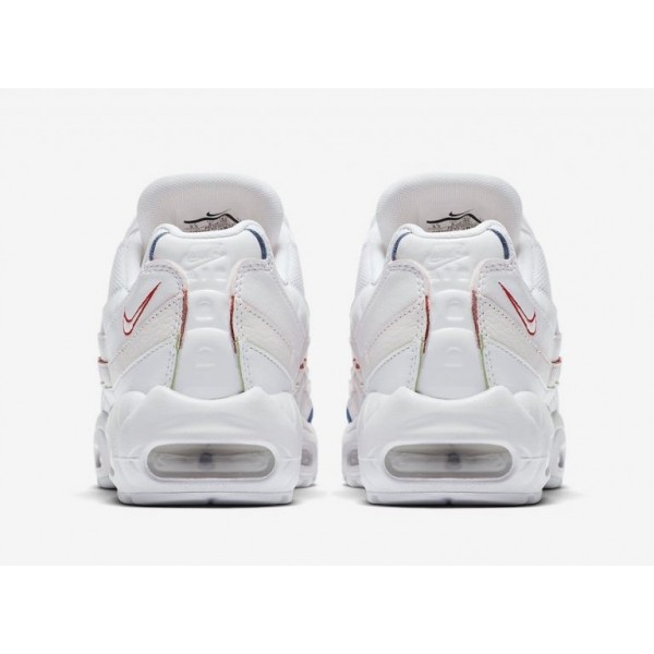 Nike Damen Air Max 95 SE Weiß/Rot/Blau AQ4138-100