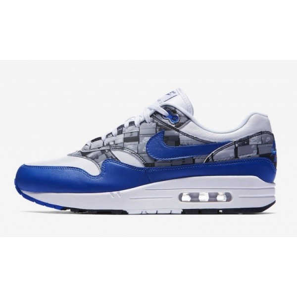 Nike x Atmos Air Max 1 "We Love Nike" Weiß Blau AQ0927-100