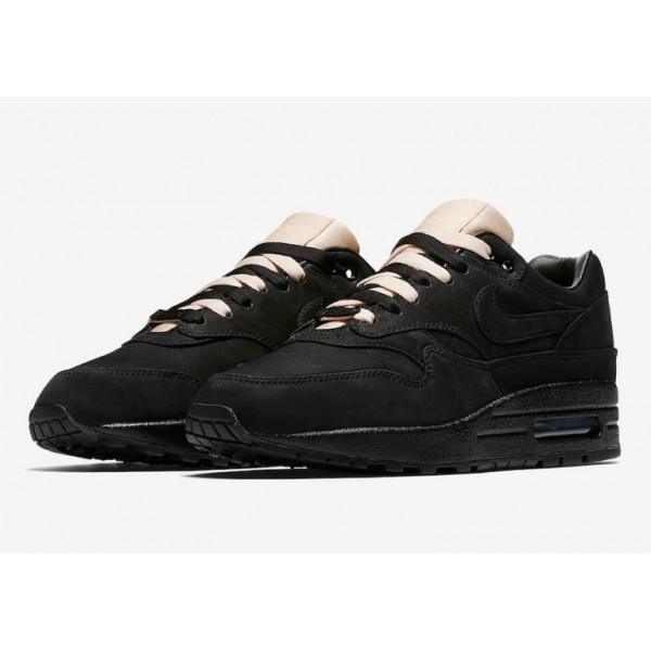 Nike Damen Air Max 1 One QS Schwarz Suede Orange Quartz 633737-002
