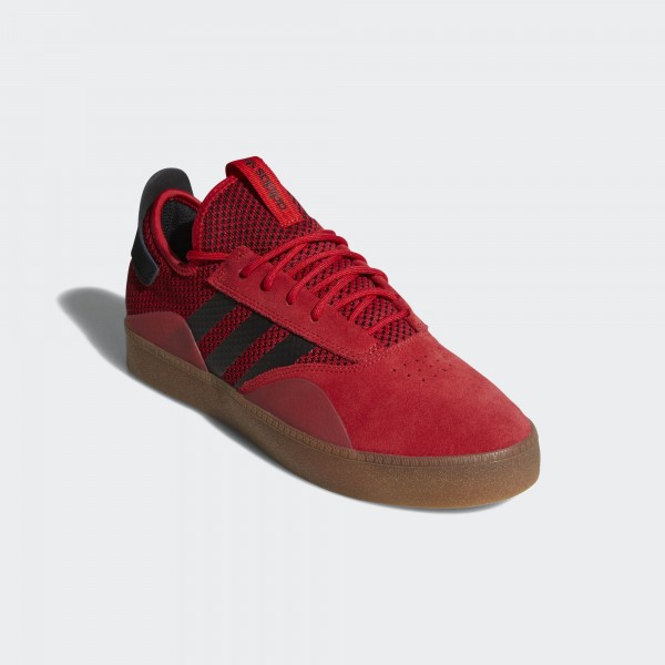 Adidas Herren originals 3ST 001 Beiläufig Schuhe Rot CQ1085