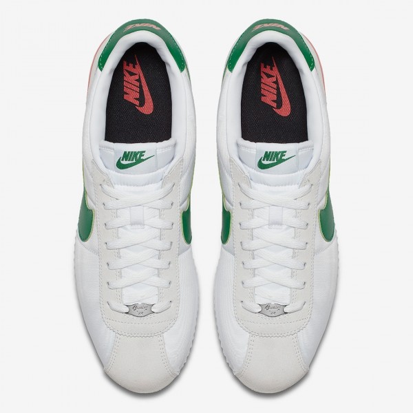 Nike Klassisch Nylon Cortez Herren Lebensstil Schuh Weiß 819720-103
