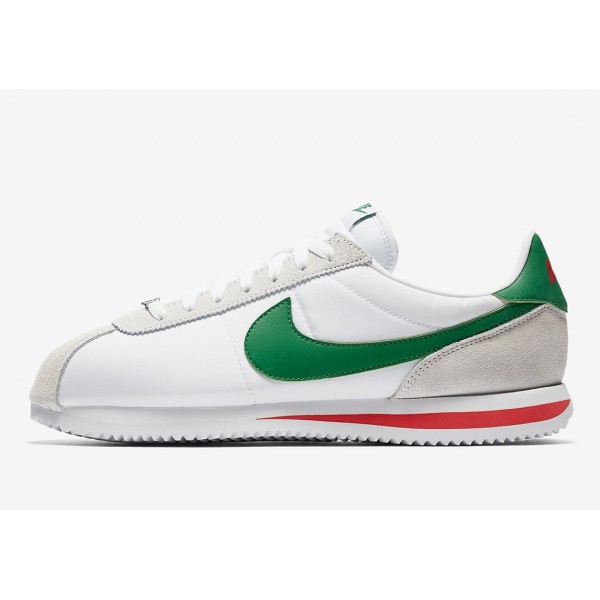Nike Klassisch Nylon Cortez Herren Lebensstil Schuh Weiß 819720-103