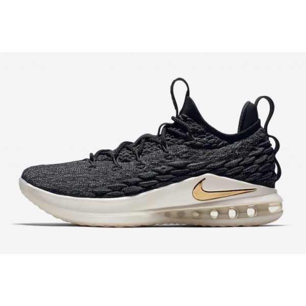 Nike LeBron 15 Low Schwarz Gold Beige AO1756-001