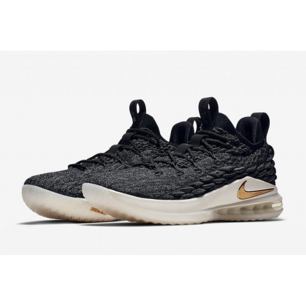 Nike LeBron 15 Low Schwarz Gold Beige AO1756-001