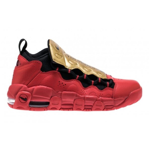 Nike Air More Money Rot Metallisch Gold AH5215-600
