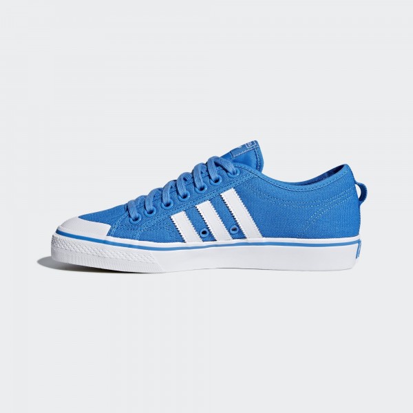 Adidas Originals Nizza Schuhe Athletic Sneaker Blau Weiß CQ2330