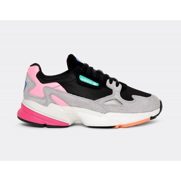 adidas Originals Falcon Damen Schwarz/Grau/Rosa BB...
