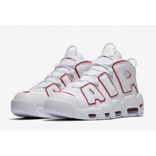 Nike Air More Uptempo Weiß/Rot-Weiß 921948-102