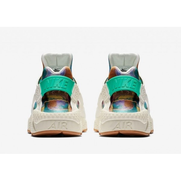 Nike Air Huarache Run Print Herren Beige Weiß Laufen AQ0533-100