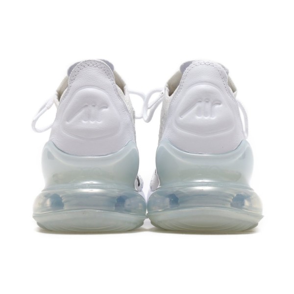 Nike Damen Air Max 270 Flyknit Weiß/Schwarz-Grau ah6803-100