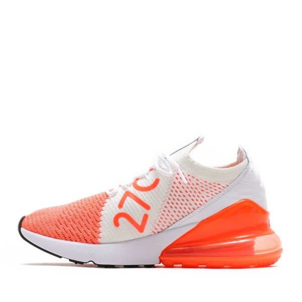 Nike Damen Air Max 270 Flyknit Orange/Weiß-Orange ah6803-800