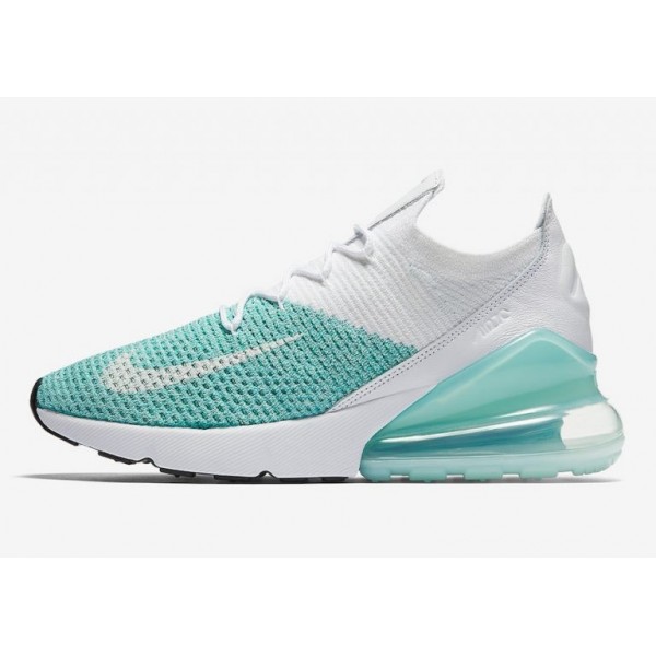 Nike Damen Air Max 270 Flyknit Grün/Weiß-Grün AH6803-301