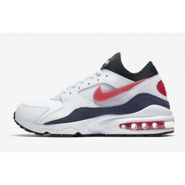 Nike Air Max 93 'Flame Rot' Weiß/Rot-Blau 306551-102