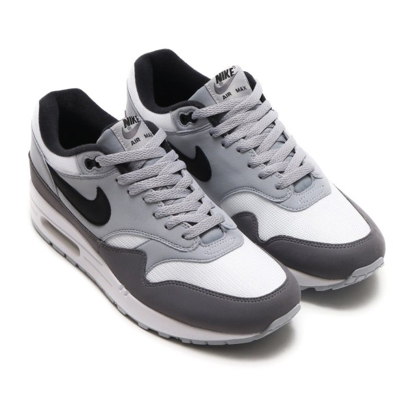 Nike Air Max 1 Weiß/Schwarz-Grau-Grau ah8145-101