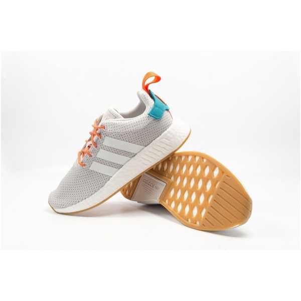 adidas Originals NMD R2 Sommer 'Atric' Grau/Weiß/Orange CQ3080