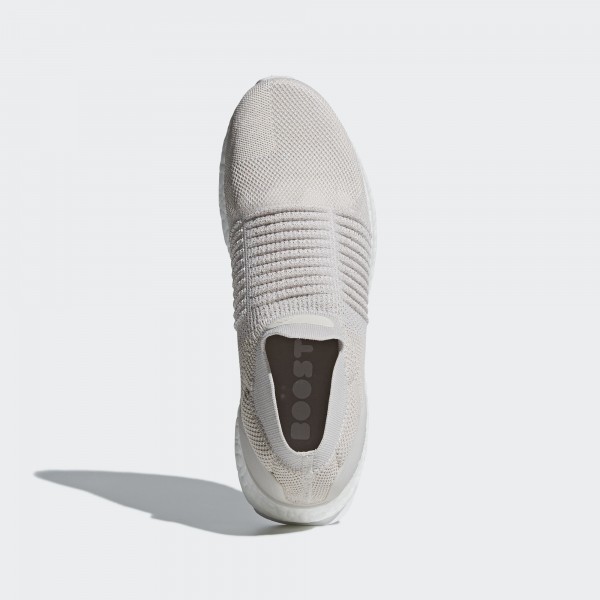 Adidas Ultra Boost Laceless Chalk Pearl/Braun BB6145