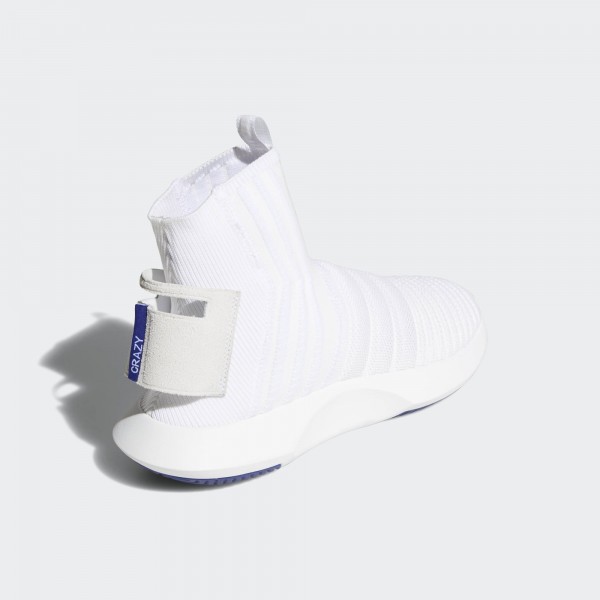 adidas Originals Crazy 1 ADV Sock PK Primeknit Weiß/Blau CQ1012