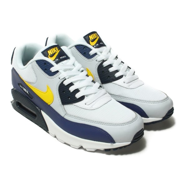 Nike Air Max 90 Essential Weiß/Gelb-Blau aj1285-101